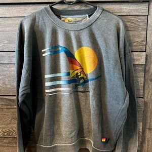 AVIATOR NATION UNISEX WINDSURF
JUMP RELAXED CREW SWEATSHIRT NWT SZ SM